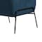 Armen Living Karen Blue Velvet Modern Accent Chair LCKRCHBLU - alternate 6